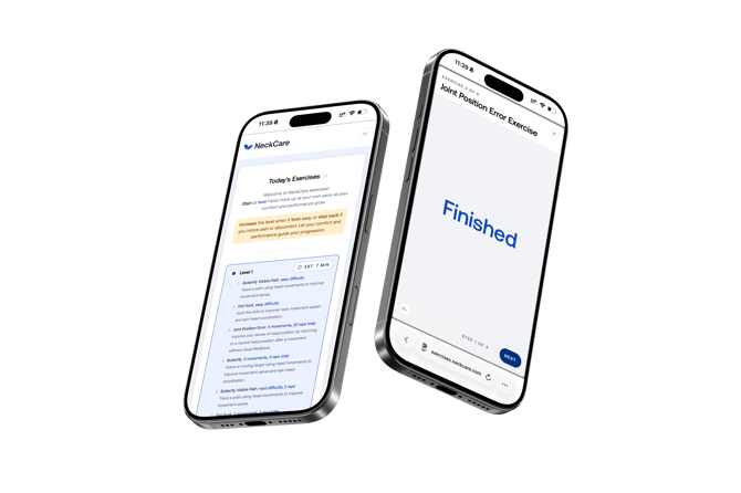 Mobile View 2 Phones | NeckCare Home.