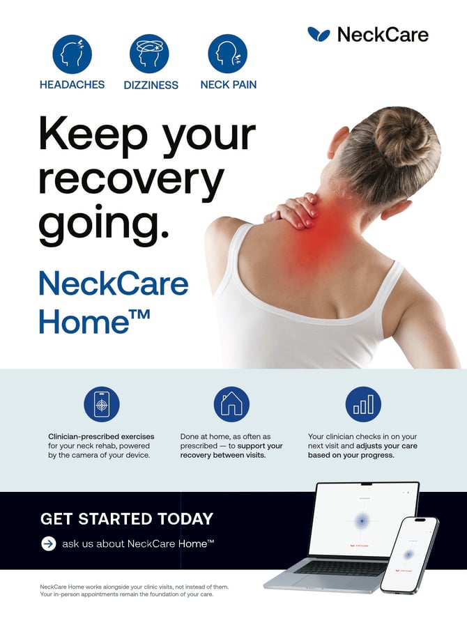 NeckCare Home POSTER 18x24inches test print