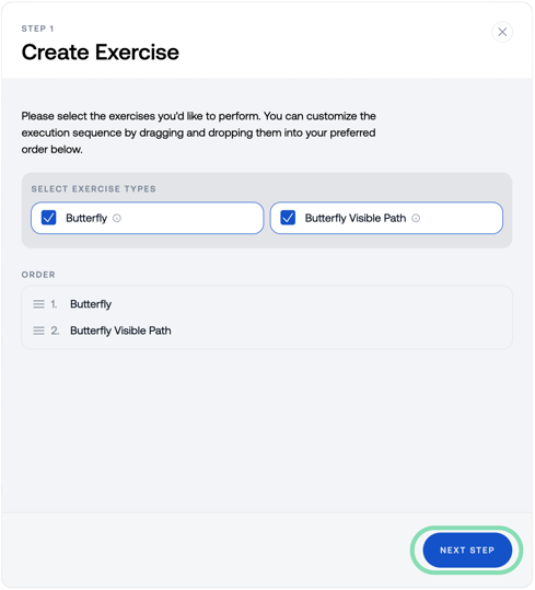 create excersise
